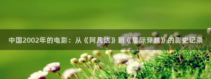 美丽小蜜桃类似的电影：中国2002年的电影：从《阿凡达》到《星际穿越》的影史记录